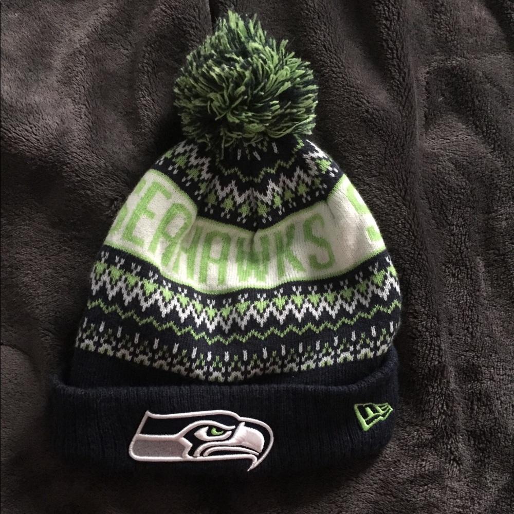 Seahawks beanie